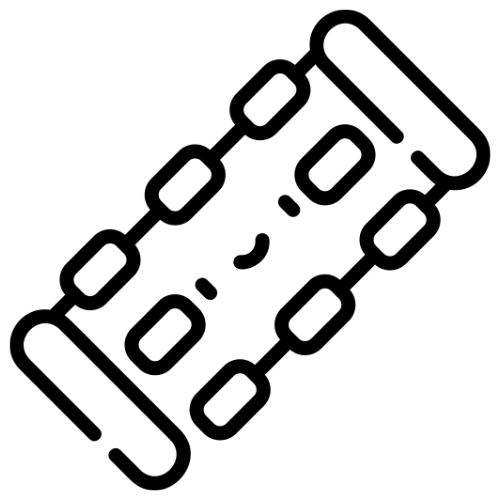 fit.me Duży Roller do Masażu z Wypustkami Fioletowy