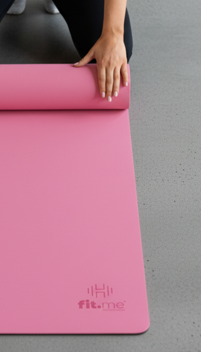 mata do jogi kauczukowa różowa fit.me – zbliżenie